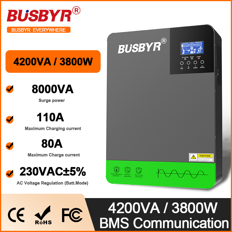 Mppt Charge Controller - 4.2KW 6.2KW Hybrid Solar Inverters 24V