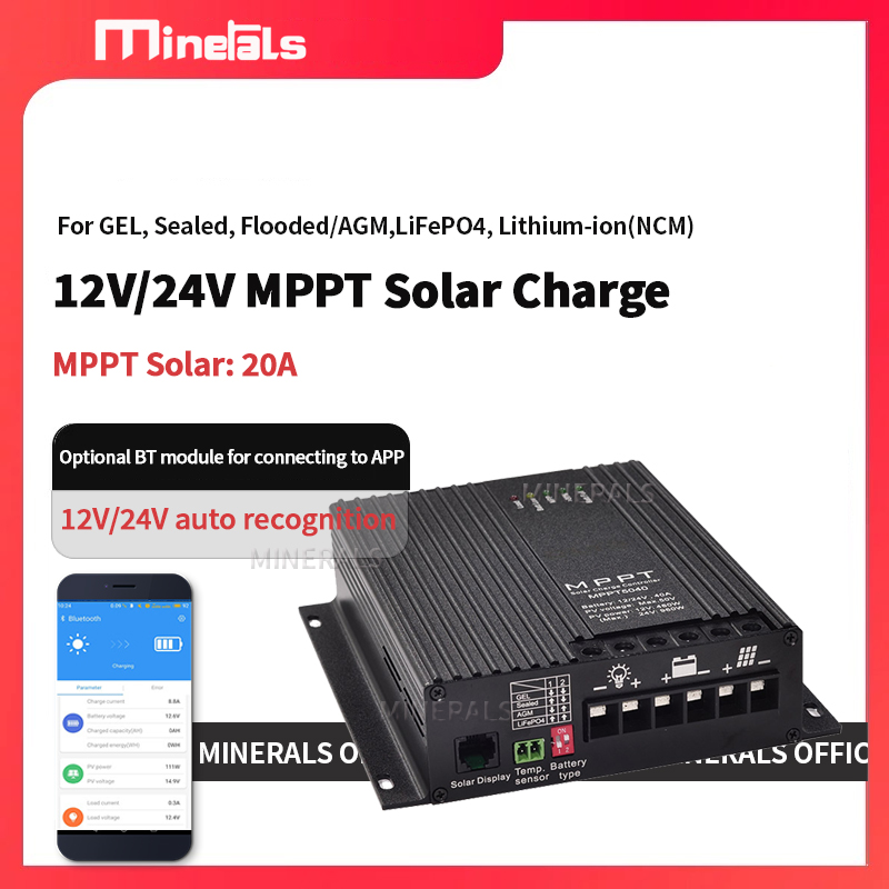 Mppt Charge Controller - 20A MPPT Controller 12V/24V Battery Charger