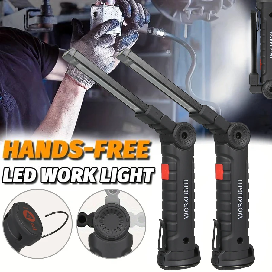 Renewable Energy Battery - New Portable COB LED Flashlight USB