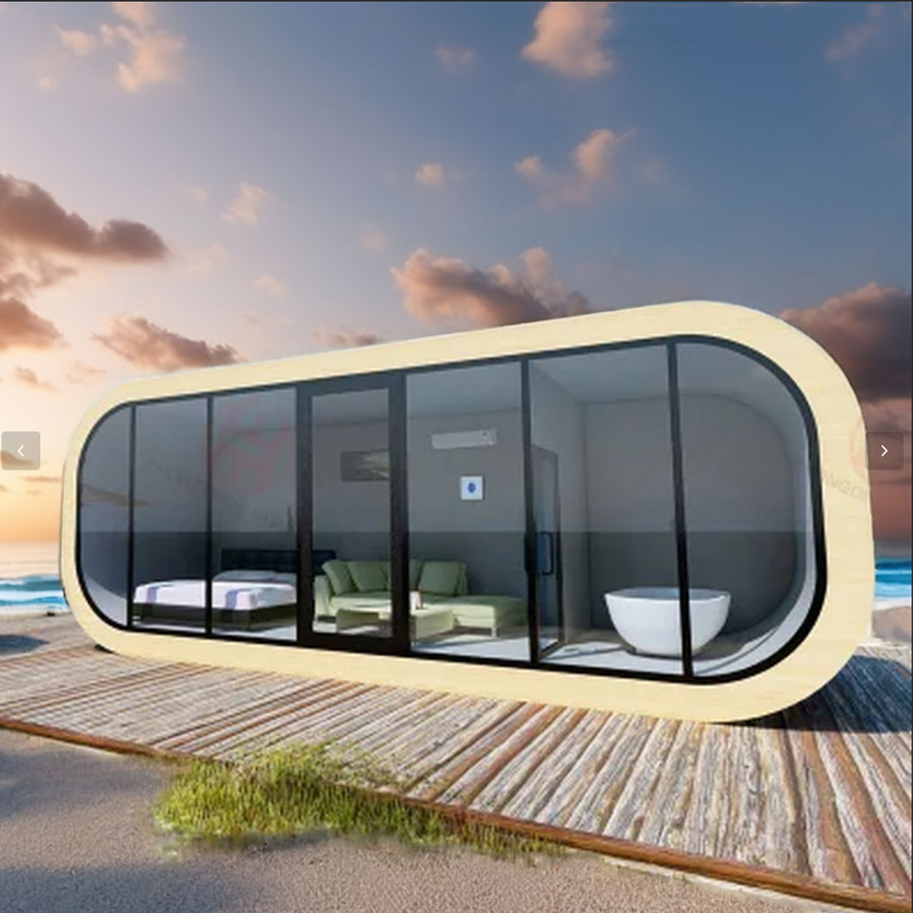 Renewable Energy Us - Eco-Friendly Apple Cabin Solar-Powered Modular Home