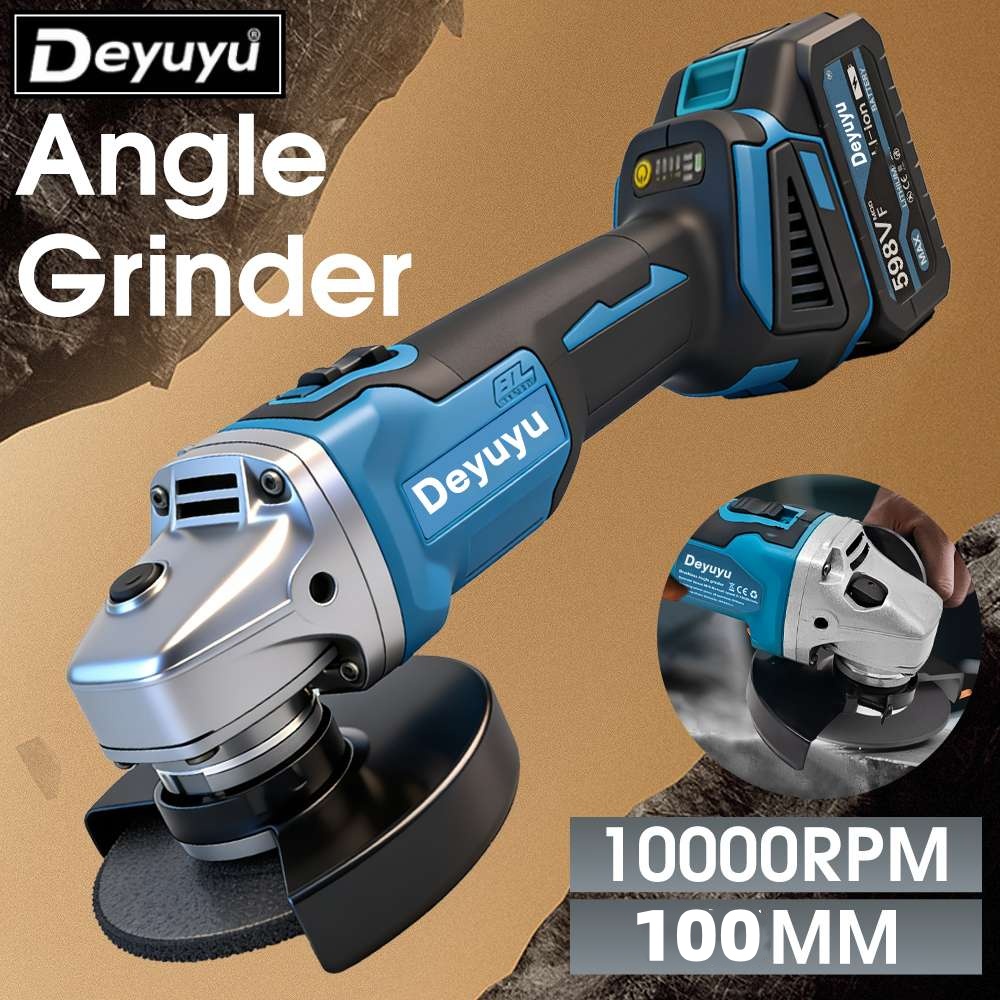 Renewable Energy Battery - 100mm Rechargeable Angle Grinder Lithium Battery