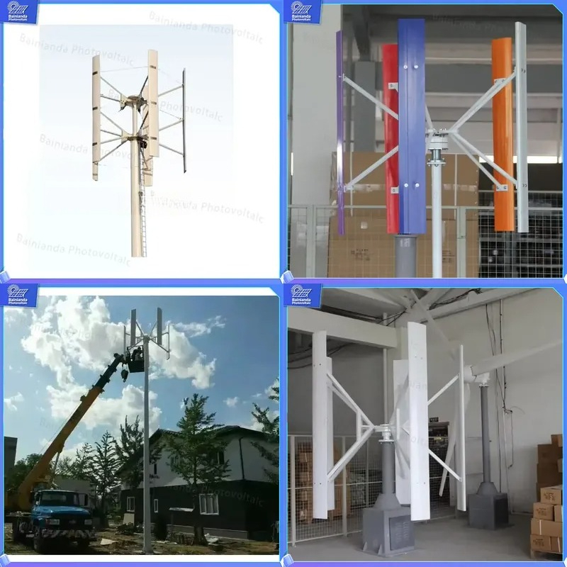 500W 1kW 2kW Vertical Axis Win - Renewable Energy Wind Solar 评论和价格