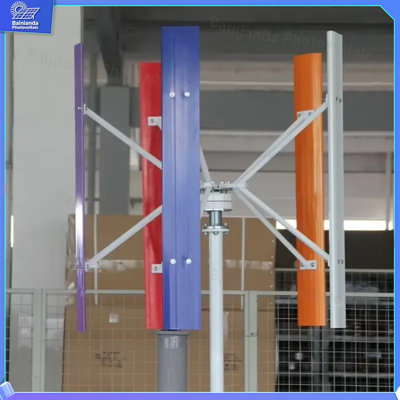 500W 1kW 2kW Vertical Axis Win - Renewable Energy Wind Solar 评论和价格