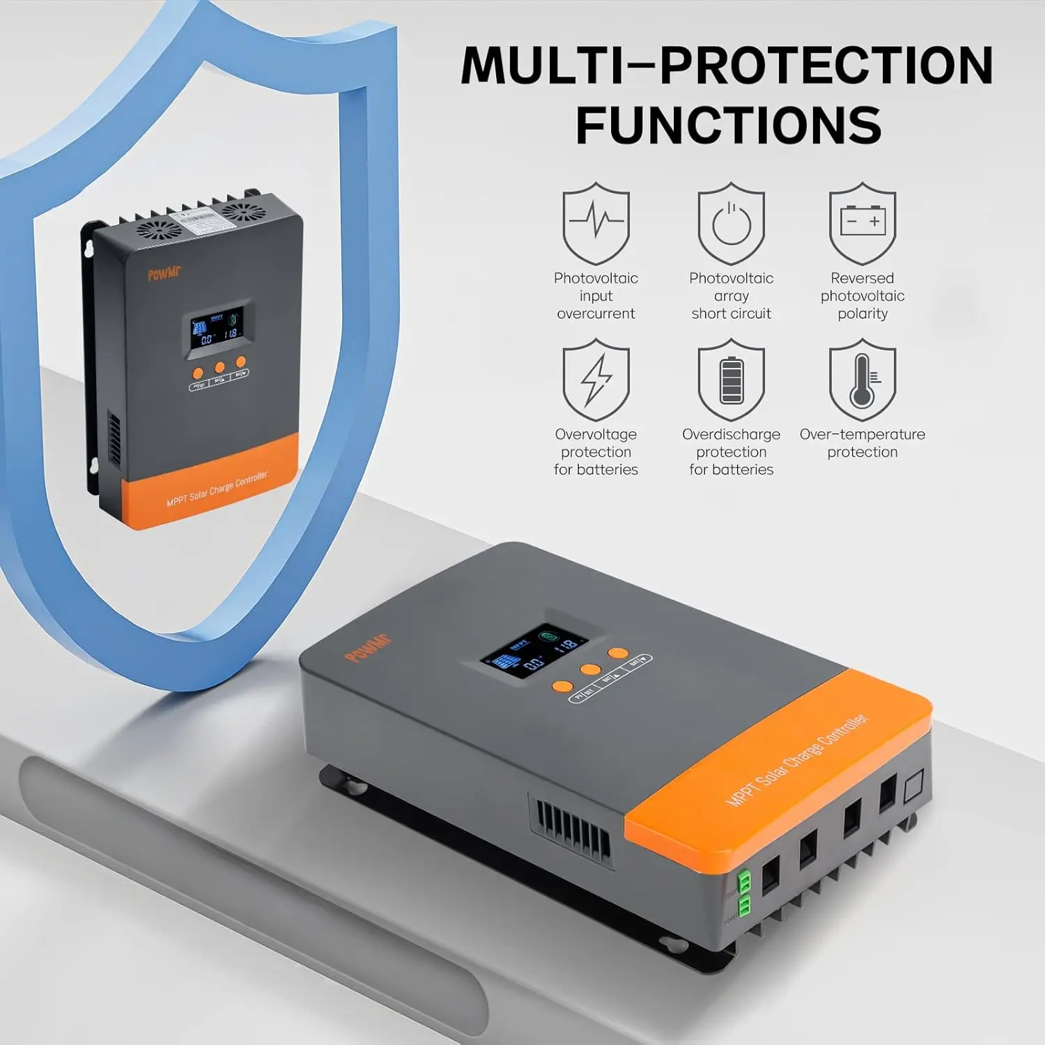 PowMr Hot Sale 12V 24V 48V Bat - Mppt Charge Controller 评论和价格