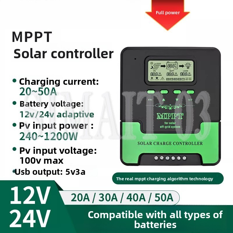 MPPT Solar Charge Controller 1 - Mppt Charge Controller 评论和价格