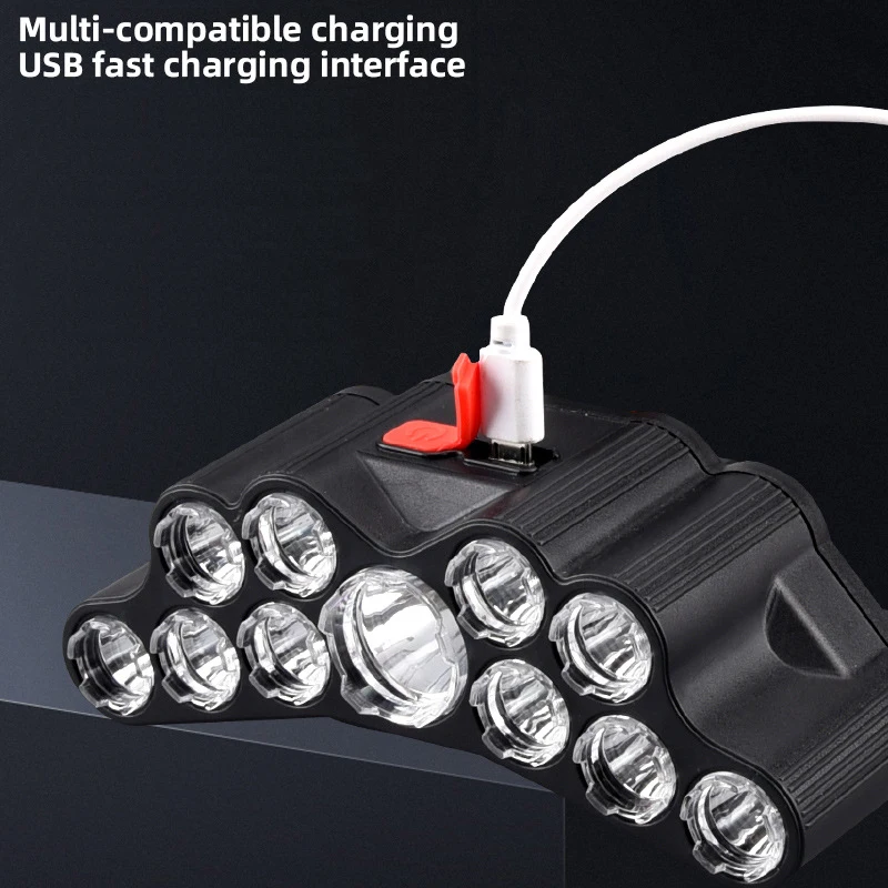 11 LED Headlamp Strong Light H - Renewable Energy Battery 评论和价格