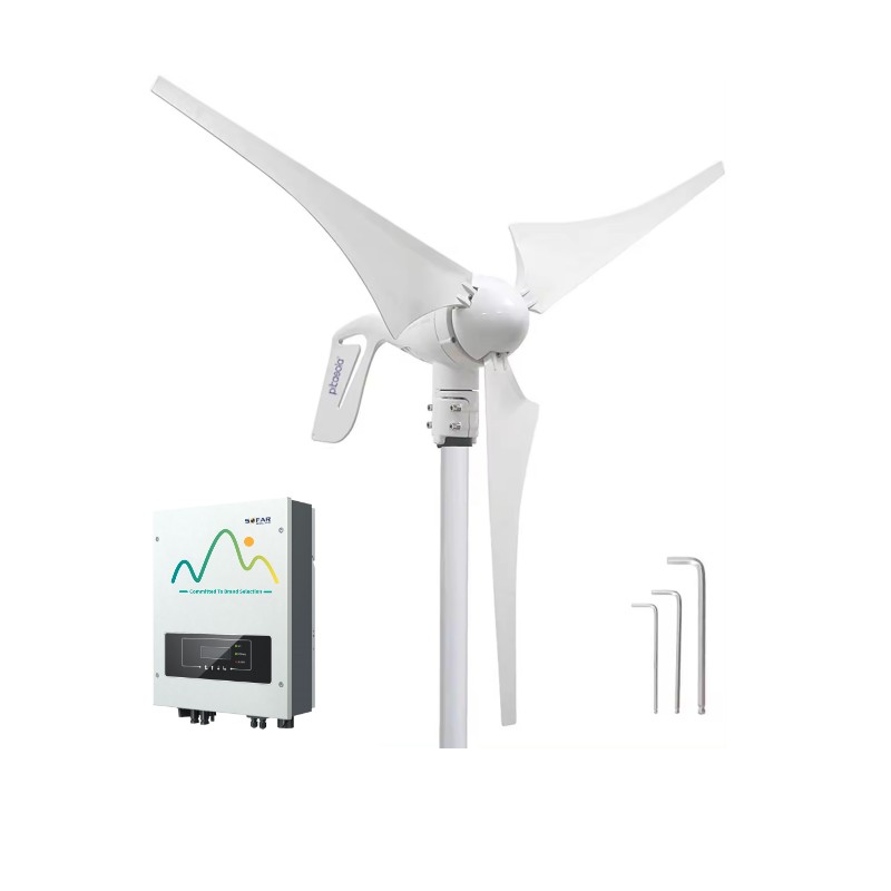 Solar Wind Turbine System 1kw  - Renewable Energy Wind Solar 评论和价格