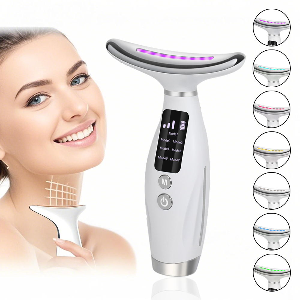 7 Color Facial Neck Massager E - Renewable Energy Battery 评论和价格