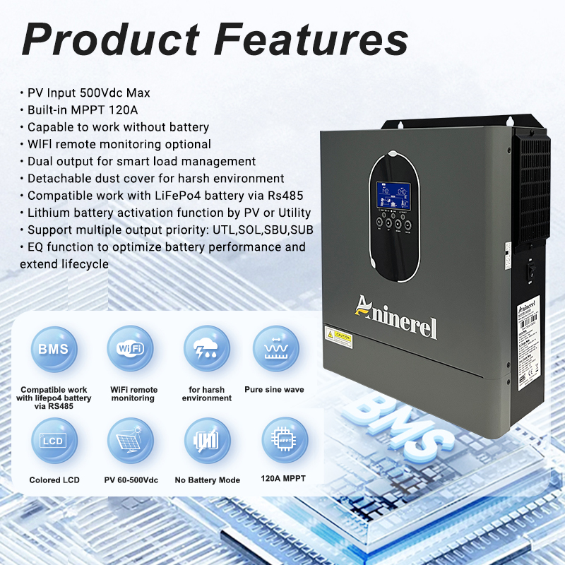 Aninerel 4.2KW 24V NEW 110-120 - Mppt Charge Controller 评论和价格