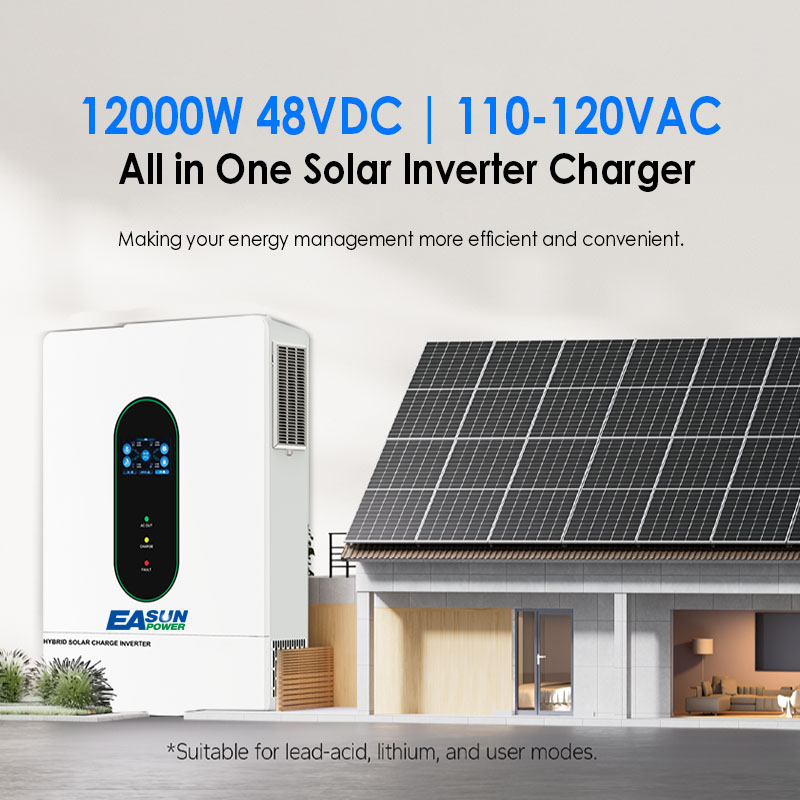 EASUN US 12KW 12000W Split Pha - Mppt Charge Controller 评论和价格