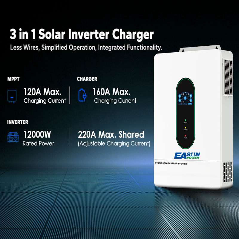 EASUN US 12KW 12000W Split Pha - Mppt Charge Controller 评论和价格