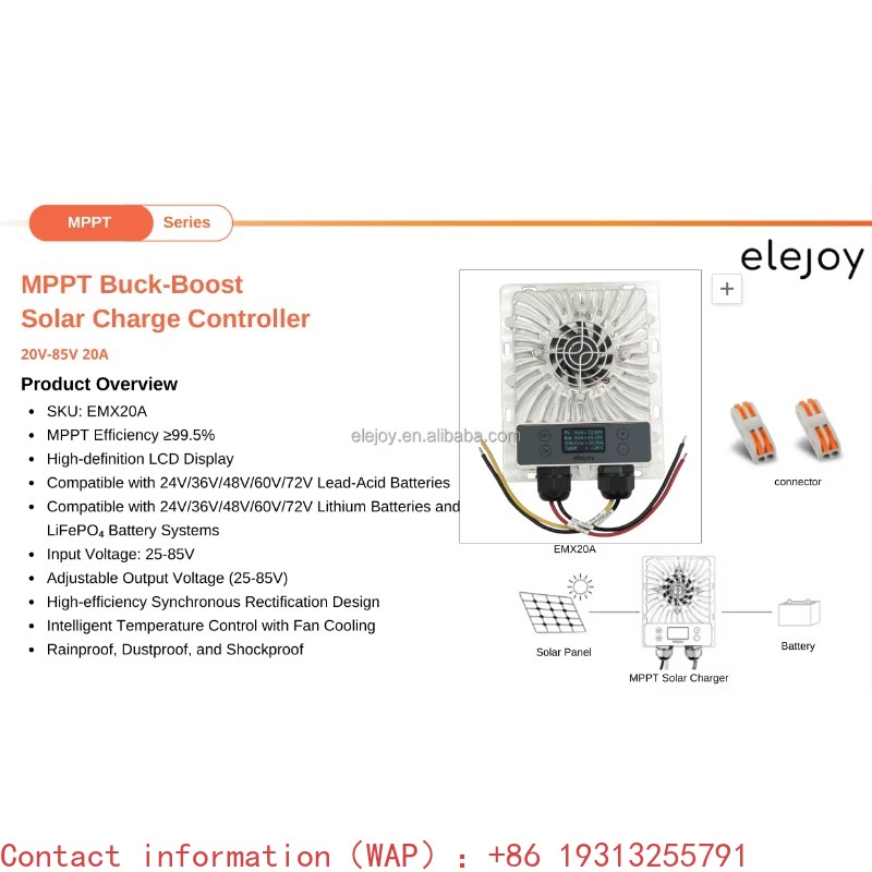 【Best-selling】ELEJOY EMX20A 12 - Mppt Charge Controller 评论和价格